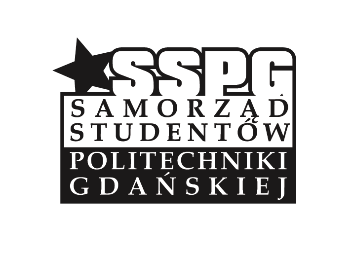 Logotyp SSPG przeznaczony na białe tło